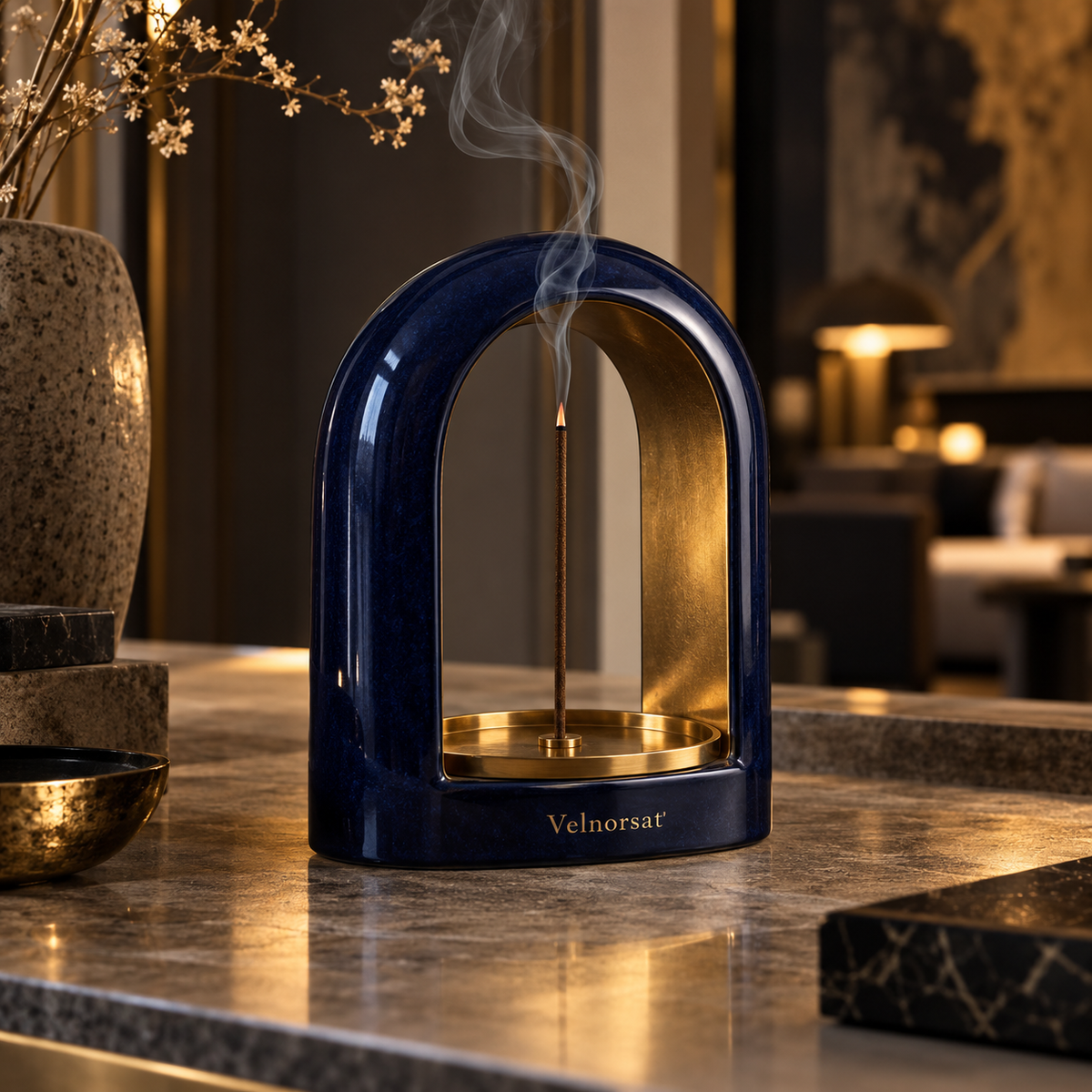 Velnorsat™ Midnight Arch Incense Holder