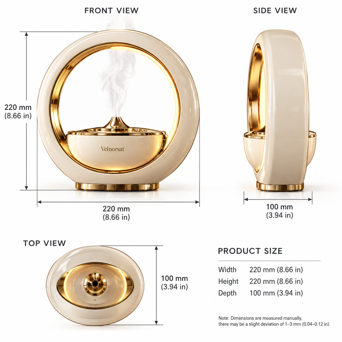 Velnorsat™ Halo Ring Mist Diffuser