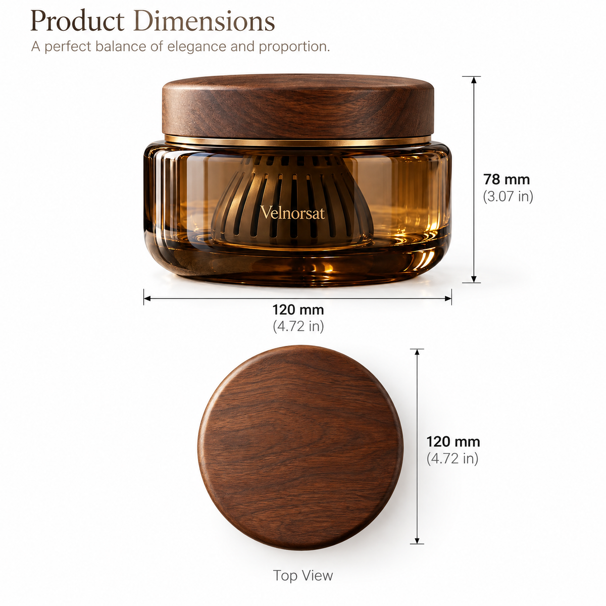 Velnorsat™ Nocturne Glass Aroma Diffuser