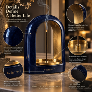 Velnorsat™ Midnight Arch Incense Holder