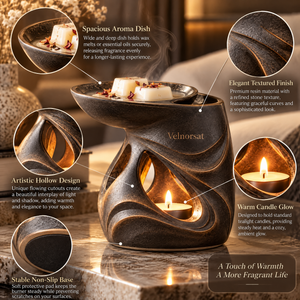 Velnorsat™ Emberfold Wax Melt Burner